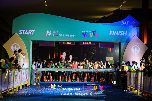 Race photo from BAF LIONS RUN 2024