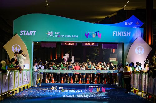 Race photo from BAF LIONS RUN 2024