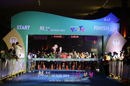 Race photo from BAF LIONS RUN 2024