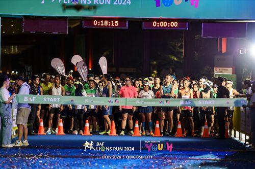 Race photo from BAF LIONS RUN 2024