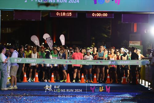 Race photo from BAF LIONS RUN 2024