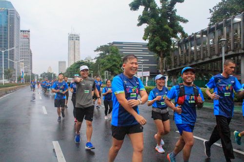 Race photo from Road to BAF Lions Run 2024