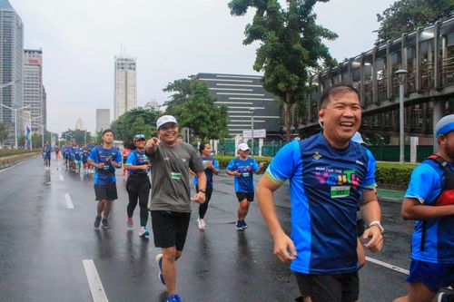 Race photo from Road to BAF Lions Run 2024