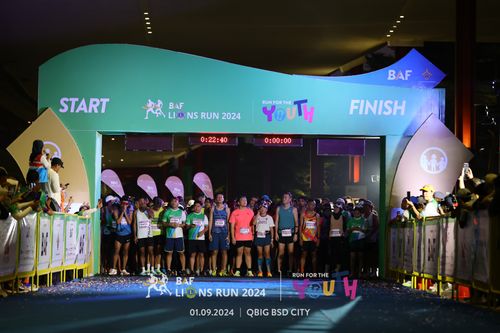 Race photo from BAF LIONS RUN 2024