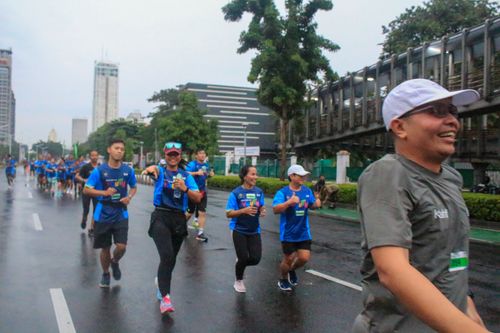Race photo from Road to BAF Lions Run 2024