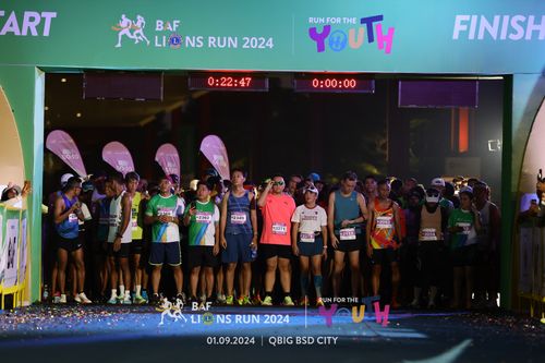 Race photo from BAF LIONS RUN 2024