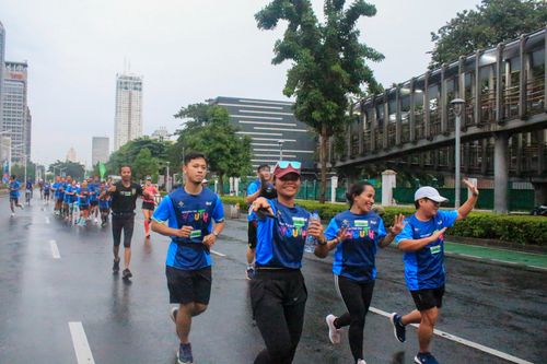 Race photo from Road to BAF Lions Run 2024