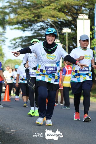 Race photo from Taman Budaya x BOGORUN 2025
