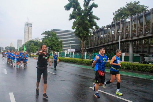 Race photo from Road to BAF Lions Run 2024