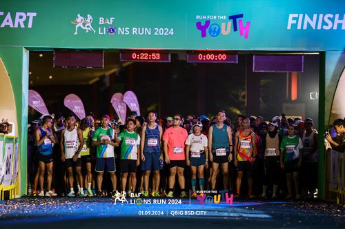 Race photo from BAF LIONS RUN 2024