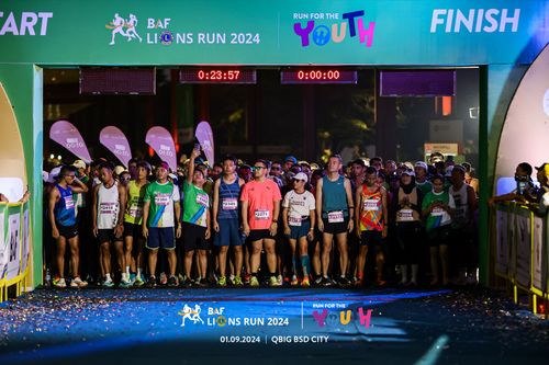 Race photo from BAF LIONS RUN 2024