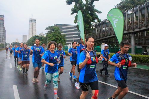 Race photo from Road to BAF Lions Run 2024