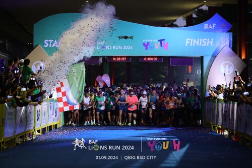 Race photo from BAF LIONS RUN 2024