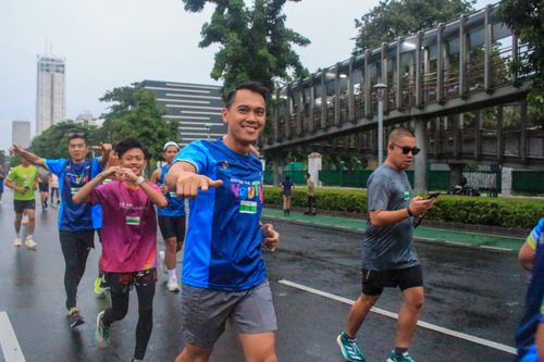Race photo from Road to BAF Lions Run 2024
