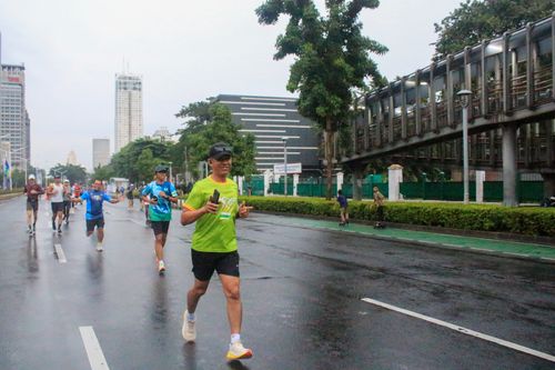 Race photo from Road to BAF Lions Run 2024