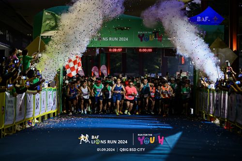 Race photo from BAF LIONS RUN 2024