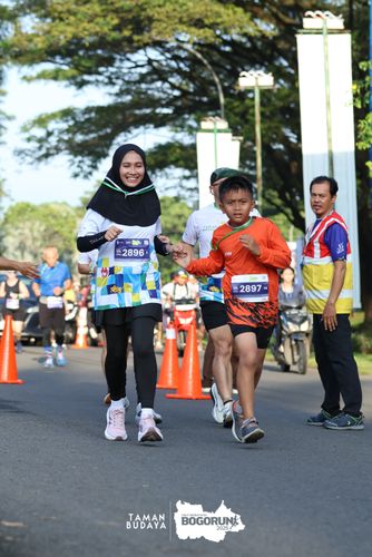 Race photo from Taman Budaya x BOGORUN 2025