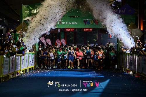 Race photo from BAF LIONS RUN 2024