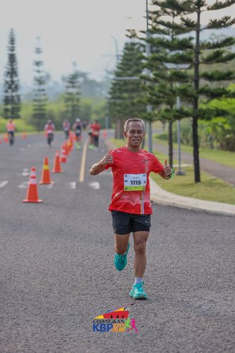 Race photo from CISANGKAN KBP CITY RUN 2025