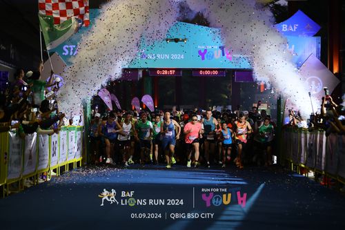 Race photo from BAF LIONS RUN 2024