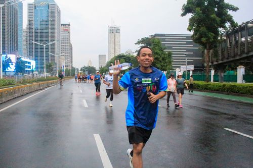 Race photo from Road to BAF Lions Run 2024