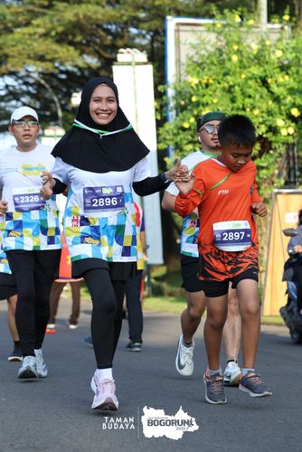 Race photo from Taman Budaya x BOGORUN 2025