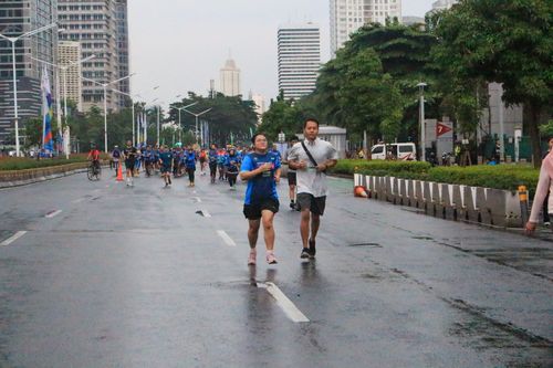 Race photo from Road to BAF Lions Run 2024
