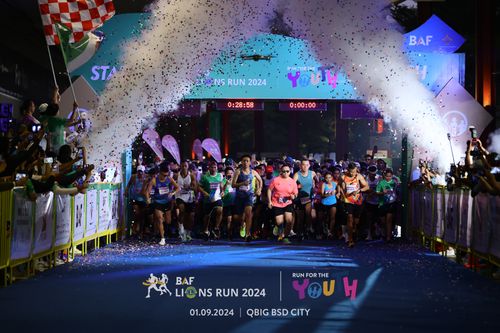 Race photo from BAF LIONS RUN 2024