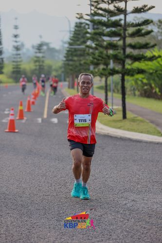Race photo from CISANGKAN KBP CITY RUN 2025