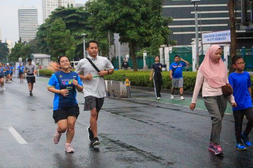 Race photo from Road to BAF Lions Run 2024