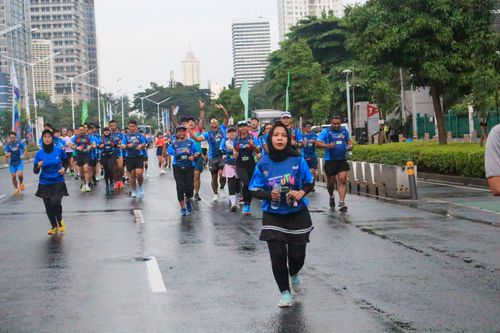 Race photo from Road to BAF Lions Run 2024