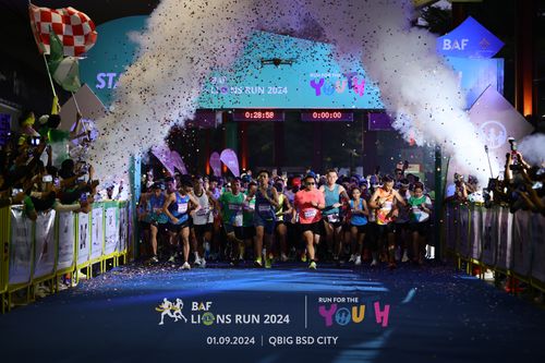 Race photo from BAF LIONS RUN 2024