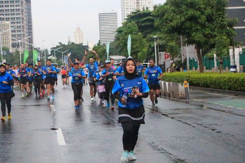 Race photo from Road to BAF Lions Run 2024