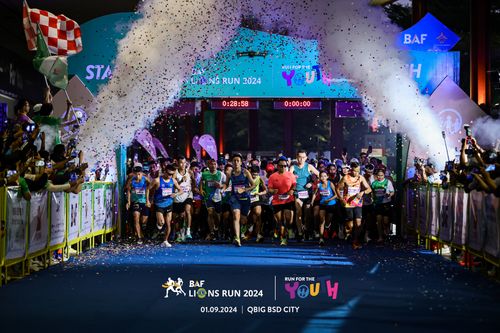 Race photo from BAF LIONS RUN 2024