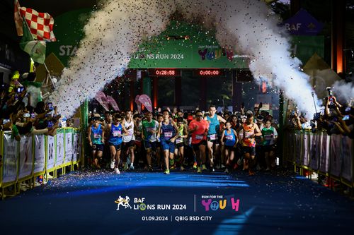 Race photo from BAF LIONS RUN 2024