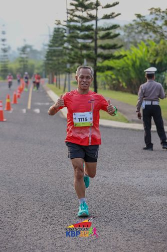 Race photo from CISANGKAN KBP CITY RUN 2025