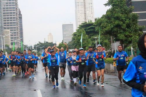 Race photo from Road to BAF Lions Run 2024