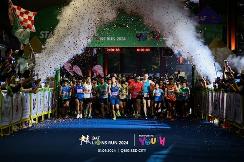 Race photo from BAF LIONS RUN 2024