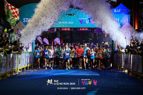 Race photo from BAF LIONS RUN 2024