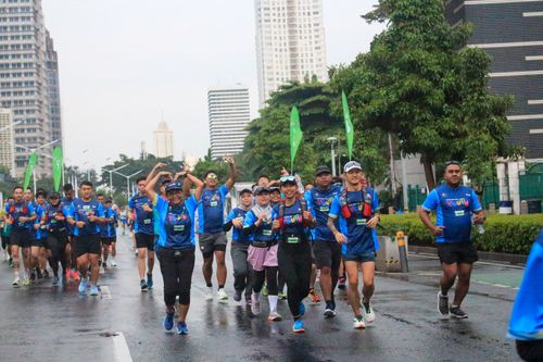 Race photo from Road to BAF Lions Run 2024