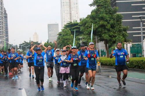Race photo from Road to BAF Lions Run 2024