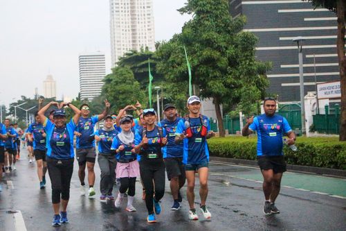 Race photo from Road to BAF Lions Run 2024