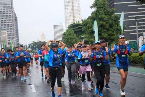 Race photo from Road to BAF Lions Run 2024