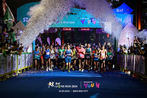 Race photo from BAF LIONS RUN 2024
