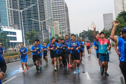 Race photo from Road to BAF Lions Run 2024