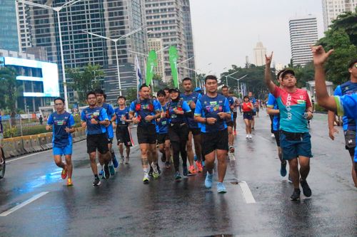 Race photo from Road to BAF Lions Run 2024