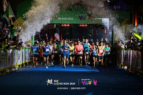 Race photo from BAF LIONS RUN 2024