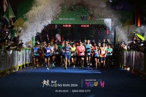 Race photo from BAF LIONS RUN 2024