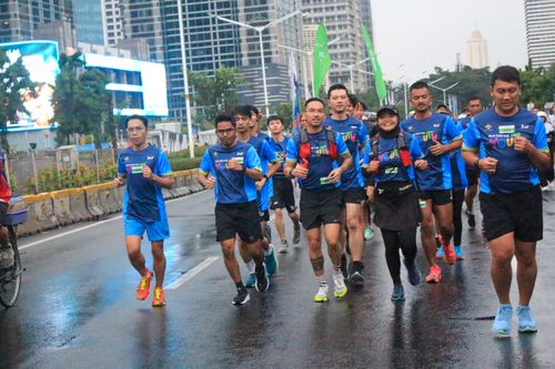 Race photo from Road to BAF Lions Run 2024