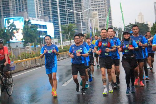 Race photo from Road to BAF Lions Run 2024